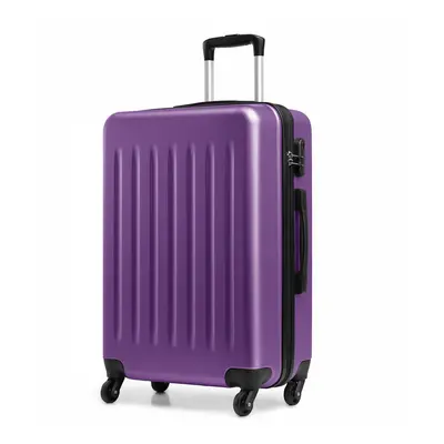 (28 Inch) Purple ABS Hard Shell Trolley Case With Size