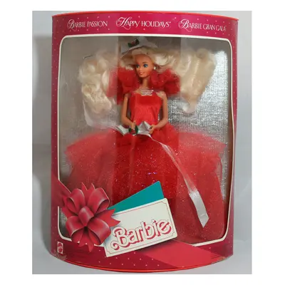 1988 HAPPY HOLIDAYS BARBIE - 1ST IN COLLECTIBLE SERIES by Mattel