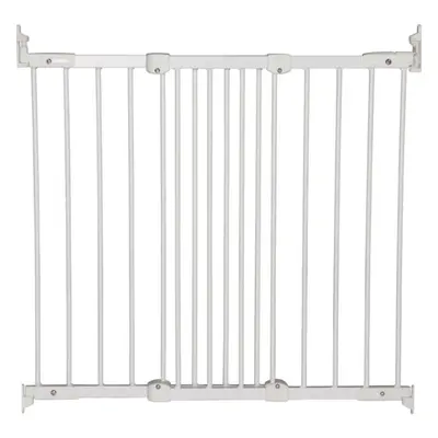 BabyDan Safety Gate White Baby Toddler Protection Wall-Mounted Stair Doorway