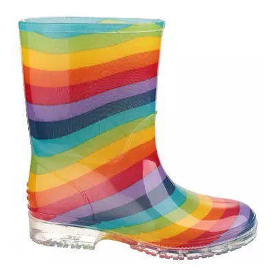 PVC Jnr | Rainbow | Childrens Colourful Rain Boots