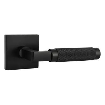 Explore Hardware Soho Model Solid Brass Lever Hallway & Closet Passage Door Handle Matte Black