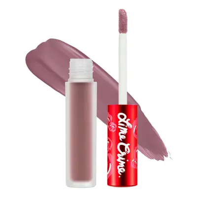 Lime Crime Velvetines Liquid Matte Lipstick Cashmere - Grey Beige - French Vanilla Scent - Long-