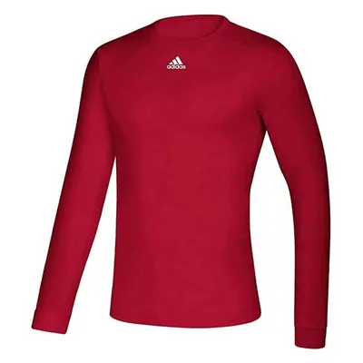 adidas Creator Long Sleeve Tee Shirt EK0129_Red/White MD