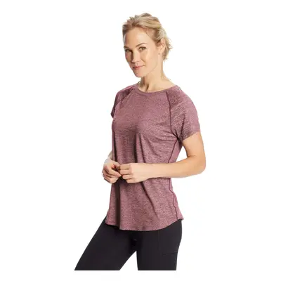 C9 Champion womens Soft Tech Tee T Shirt Dark Berry Purple Heather X