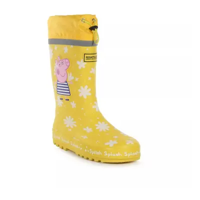 (10 UK Child, Maize Yellow) Regatta Childrens/Kids Daisy Peppa Pig Wellington Boots