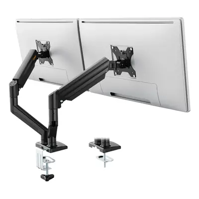 VonHaus Dual Monitor Arm Desk Mount for to Inch Screens, Height Adjustable Gas Spring Monitor Cl