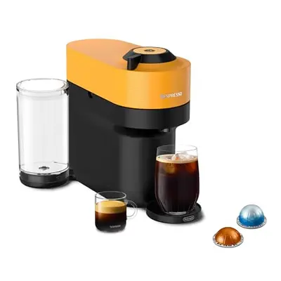 Nespresso Vertuo Pop+ De'Longhi Coffee and Espresso Machine, Mango Yellow