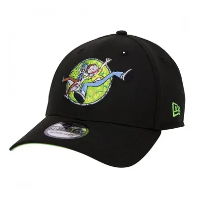 Rick & Morty 880925-medium-la Escape Through The Portal Era Thirty Fitted Hat - Medium & Large