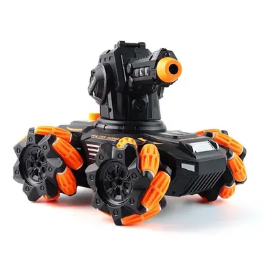 (orange, 16.5*15.5*14.5cm) 2.4g Rc Tank Remote Controlled Car,remote Controlled Battle Tank,360 