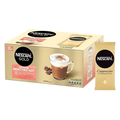 NESCAFE Gold Cappuccino Unsweetened Taste Sachets - x 14.2g