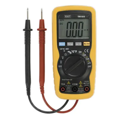 8 Function Auto-Ranging Digital Multimeter - LCD Display - Battery Powered