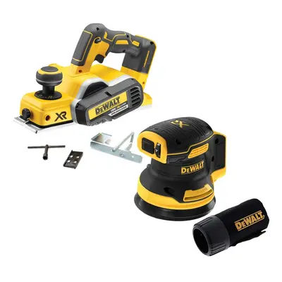 Dewalt DCP580N 18v XR Cordless Brushless Planer & Fence & DCW210N Orbital Sander