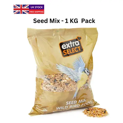 (Mix Seed - kg Pack ) Wild Bird Food Seeds Sunflower Hearts Mix Seed