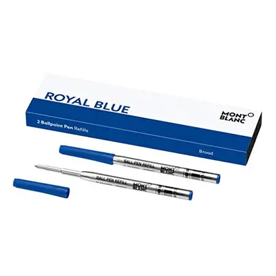 Ballpoint Pen Refills (B) Royal Blue â Refill Ink with a Broad Tip for Montblanc Biros â x B