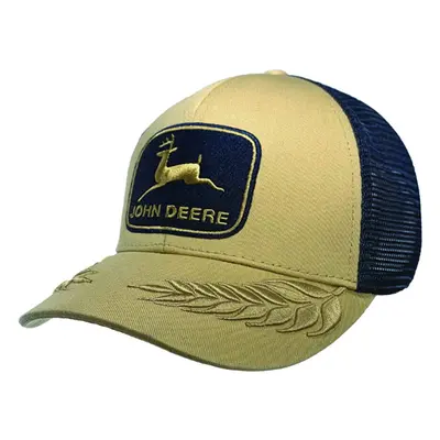 John Deere Twill Mesh Back Trucker-Navy-Os