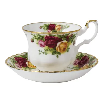 Royal Albert Old Country Roses Teacup & Saucer Set 6.5 oz Multi