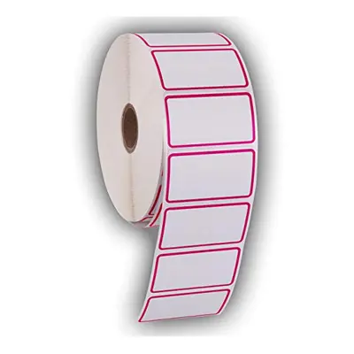 2.25" X 1.25" Direct Thermal Perforated Stickers Labels for Barcodes, Address, Consignment - Com