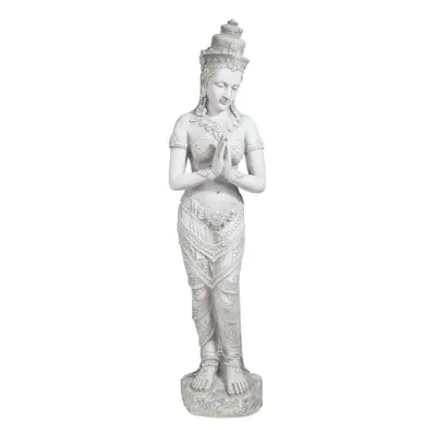 Design Toscano KY1459 Thai Teppanom Beautiful Being Asian Decor Garden Statue, cm, Polyresin, An