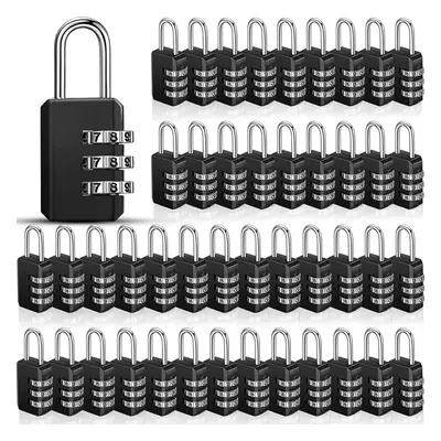 50 Pieces Small Combination Lock Digit Combination Lock Small Padlock