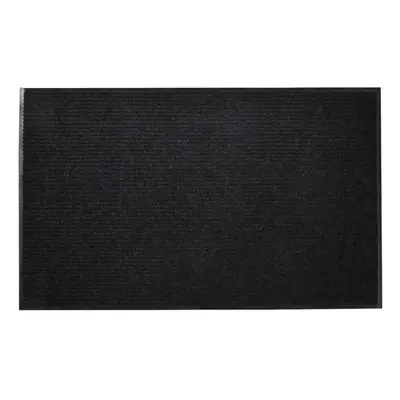 vidaXL Door Mat 90x150cm Black PVC Home Front Door Welcome Entrance Rug Carpet