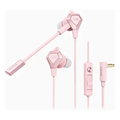 (3.5mm, PINK) Edifier GX04 wired in-ear professional gaming headset/headphones 3.5MM / 3.5mm + U