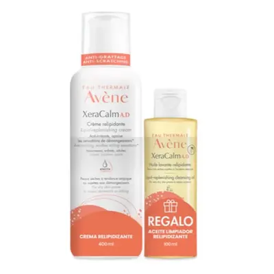 Avene Xeracalm A.D Relipidising Cream 400ml Set Pieces