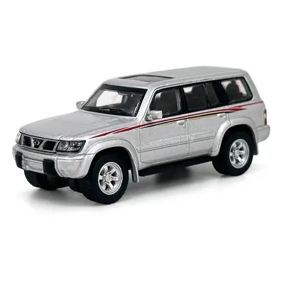 (Patrol Silver) 1:64 Scale Nissan Patrol Y61 Car Model 1:64 Metal Diecast Miniature Ariya X-trai