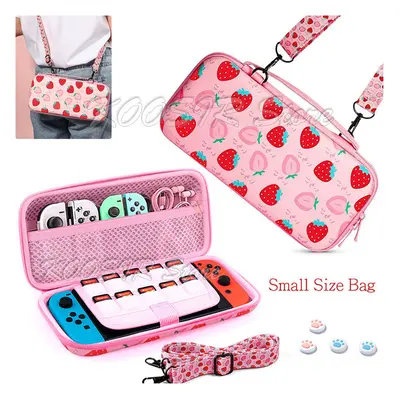 (Small Bag) Nintend Switch OLED Console & Gamepad Dustproof Carrying Case Storage Messenger Bag 