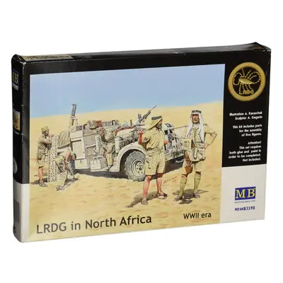 Master Box WWII Long Range Desert Group (LRDG)(5) Figure Model Buildin