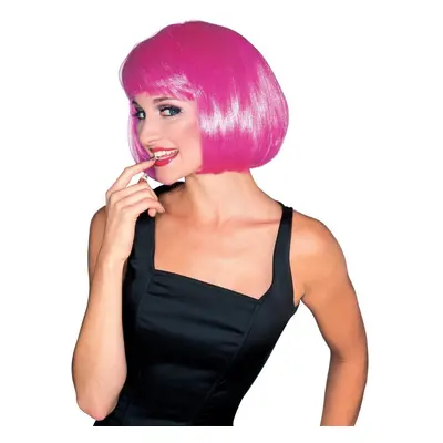 Rubie's Costume Hot Pink Super Model Wig Hot Pink One Size