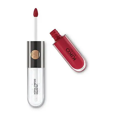 KIKO MILANO - UNLIMITED DOUBLE TOUCH Long-lasting liquid lipstick with a bright finish in a two-