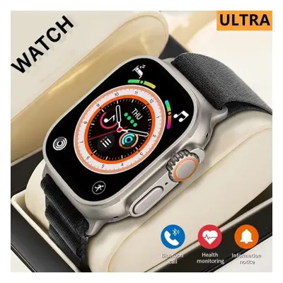 (black, 49mm) Luxury Nfc Smartwatch Amoled Screen Always Show Time Bluetooth Call Ultra Watch Se