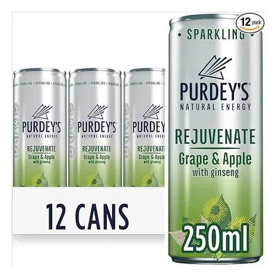 Purdeys Rejuvenate Natural Energy Drink x ml Cans