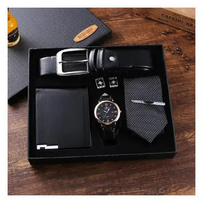 Top Mens Watch Set High Leather Belt Sunglasses perfume jewelry watch sets for boyfriend husband