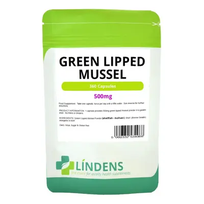 Green Lipped Mussel 500mg Capsules