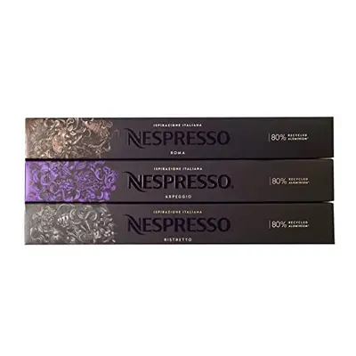 Trio Pack Capsules/Pods(Ristretto Arpeggio Roma)