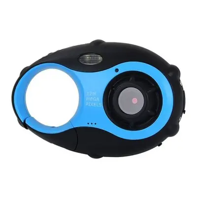 5MP 1.5 inch Color Screen Mini Keychain Type Gift Digital Camera for Children(Blue)