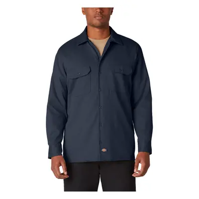 Dickies mens Long Sleeve Big-tall work utility button down shirts Dar