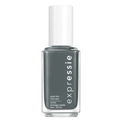 essie Expressie Nail Polish Quick-Dry Muted Gray Nail Polish Vegan Cut To The Chase 0.33 fl oz