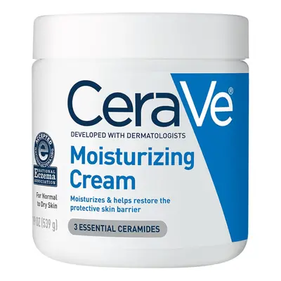 CeraVe Moisturizing Cream | Body and Face Moisturizer for Dry Skin | Body Cream with Hyaluronic 