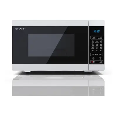 Sharp YC-MG51U-W White 25L 900W Microwave with 1000W Grill and Touch Control