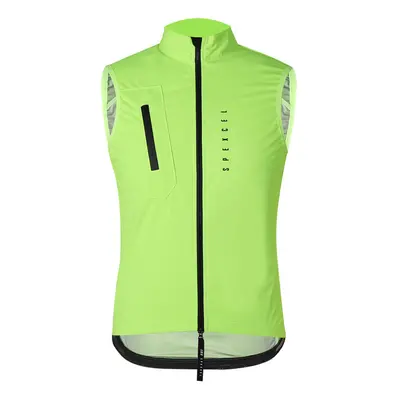 (YELLOW, XL) SPEXCEL All Season Pro fit Waterproof And Windproof Cycling Vest Light layer Fabric