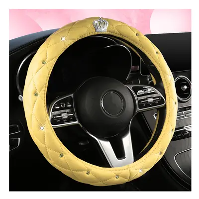 (Color 9) Motocovers Car Steering Wheel Cover Universal Anti-Slip Suede Car Steering