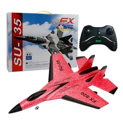 (39cm red) FX620 RC Plane Toy Cessna 150m Jet Su35 Electric Foam Flyer Remote Control Hawker Gli