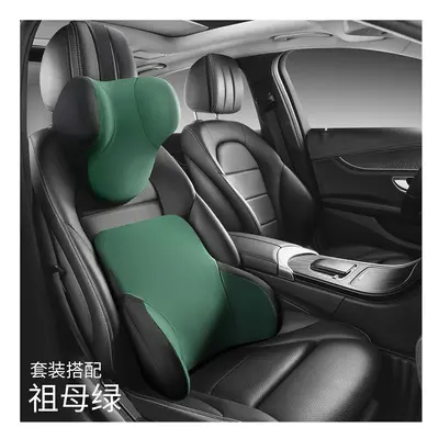 (1 Set C) Memory cotton Neck Pillow Car Seat Pillow Support Auto Lumbar Cushion