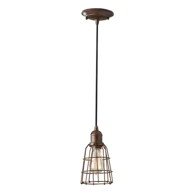 1 Bulb Ceiling Pendant Light Fitting Parisian Bronze LED E27 60W Bulb