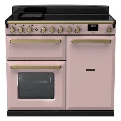 Rangemaster Estel Deluxe ESDL100EIPPPK/AB1 100cm Electric Range Cooker with Induction Hob - Pale