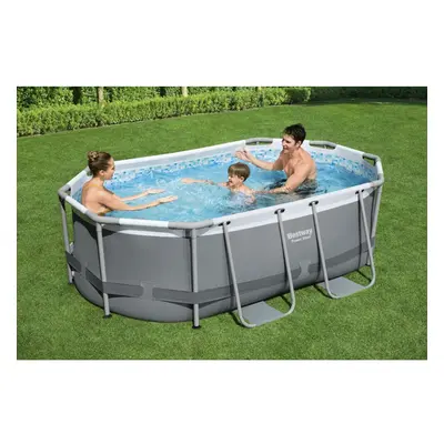 Bestway Power Steel Oval Swimming Pool Set 10'X6'7X33" Above Ground