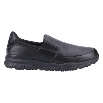 Work: Nampa Groton | Black | Mens Slip Resistant Shoes