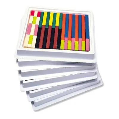 Learning Resources Cuisenaire Rods Multipak Wooden Rods, Six Sets of